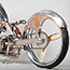Designed by <strong><a href='/success-stories/success-is-no-shock-for-american-suspension/'>Vince Costa</a></strong> for <strong>Paul Teutul, Jr.</strong> &bull; Created in <a href='/2d-3d-drafting/2d-3d-cad-graphite.html'>Graphite</a> &bull; <em>Discovery Channel&rsquo;s American Chopper Build-off Winner</em>