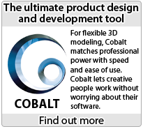Cobalt. The ultimate 3D modeling product design and development tool.