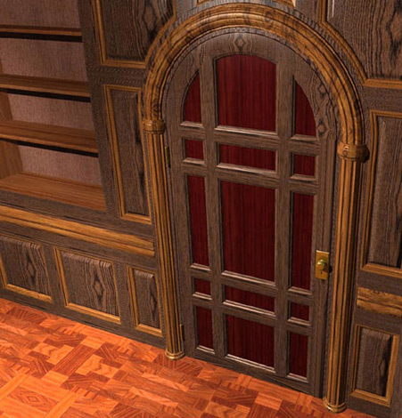 <b>Door</b><span><br /> Designed by <b>Michael Lawver</b> • Created in Ashlar-Vellum CAD & 3D Modeling Software</span>