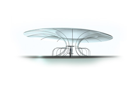<b>Bike Stand Carrousel</b><span><br /> Designed by <b>Bert Lonsain</b> • Created in Ashlar-Vellum CAD & 3D Modeling Software</span>
