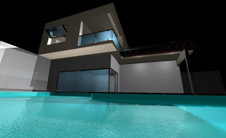 <b>House by Night</b><span><br /> Designed by <b>Vitor Neves</b> • Created in <a href='/3d-modeling/3d-modeling-cobalt.html'>Cobalt CAD & 3D Modeling Software</a></span>