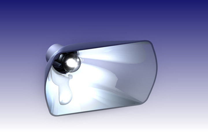<b>Headlight</b><span><br /> Designed by <b>Troy Starkey</b> • Created in <a href='/3d-modeling/3d-modeling-cobalt.html'>Cobalt CAD & 3D Modeling Software</a></span>
