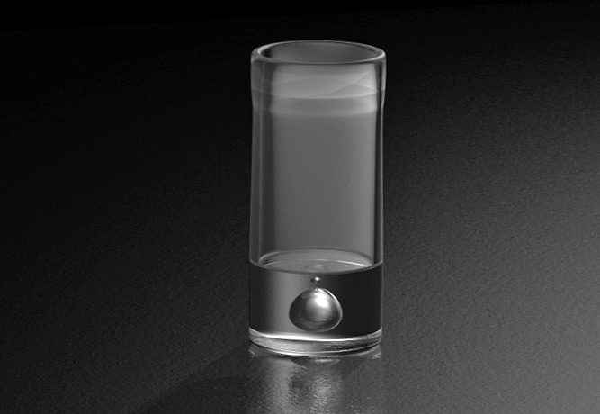 <b>Shot Glass</b><span><br /> Designed by <b>Nathan Mitchell</b> • Created in <a href='/3d-modeling/3d-modeling-cobalt.html'>Cobalt CAD & 3D Modeling Software</a></span>