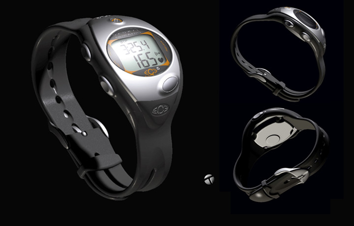<b>Wrist Watch</b><span><br /> Designed by <b><a href='/success-stories/watching-conceptual-design-take-form/'>Luc Heiligenstein</a></b> for <b>Tres Design Group</b> • Created in Ashlar-Vellum CAD & 3D Modeling Software</span>