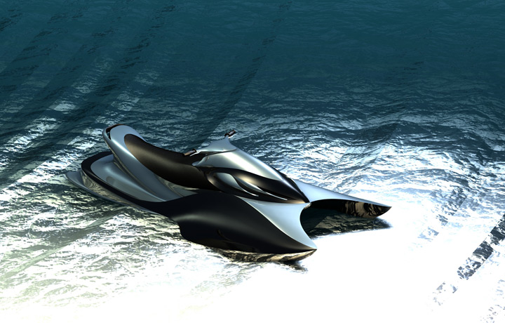 <b>Personal Watercraft</b><span><br /> Designed by <b>Troy Starkey</b> • Created in Ashlar-Vellum CAD & 3D Modeling Software</span>