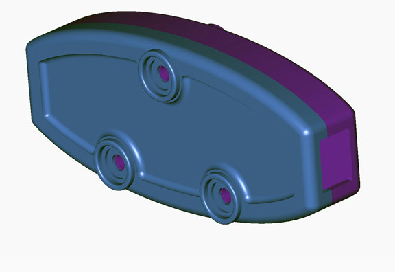 <b>Rear Sleeve for a Dog Wheelchair</b><span><br /> Designed by <b><a href='/success-stories/a-doggone-good-idea/'>Steven Reiss</a></b> • Created in <a href='/3d-modeling/3d-modeling-xenon.html'>Xenon CAD & 3D Modeling Software</a></span>