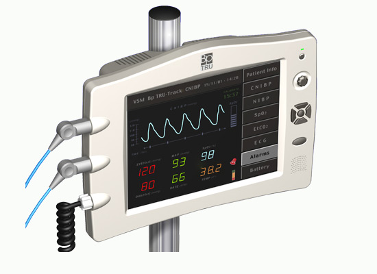 <b>Blood Pressure Monitor</b><span><br /> Designed by <b>Marc Caloren</b> • Created in <a href='/3d-modeling/3d-modeling-cobalt.html'>Cobalt CAD & 3D Modeling Software</a></span>