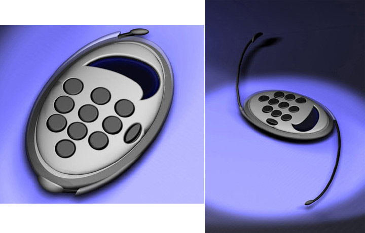 <b>Cell-Phone Concept</b><span><br /> Designed by <b>Logan Koontz</b> for <b>Virginia Tech University</b> • Created in Ashlar-Vellum CAD & 3D Modeling Software</span>